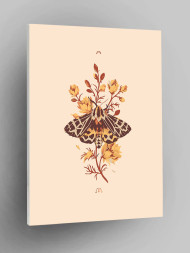 Картина по номерам "Бабочка на цветке"