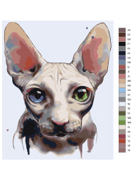 Raqamlar bo&#039;yicha rasm &quot;Sfenks&quot;