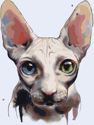 Raqamlar bo&#039;yicha rasm &quot;Sfenks&quot;