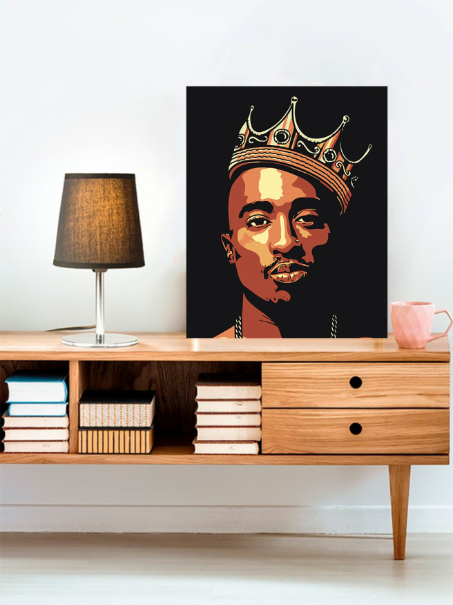 Raqamlar bo&amp;#039;yicha rasm &amp;quot;Toj kiygan yigit&amp;quot;