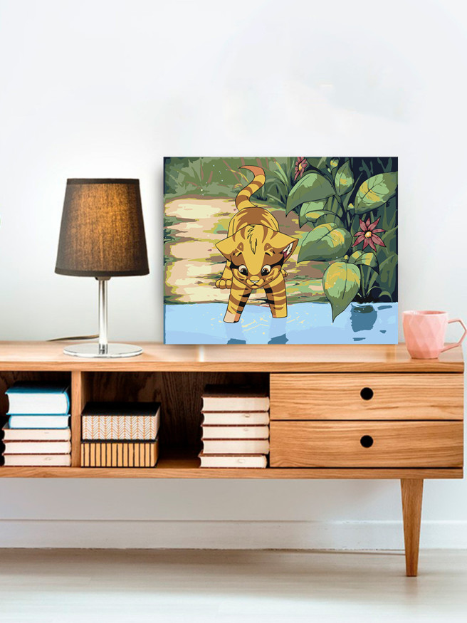 Raqamlar bo&amp;#039;yicha rasm &amp;quot;Yo&amp;#039;lbars bolasi&amp;quot;