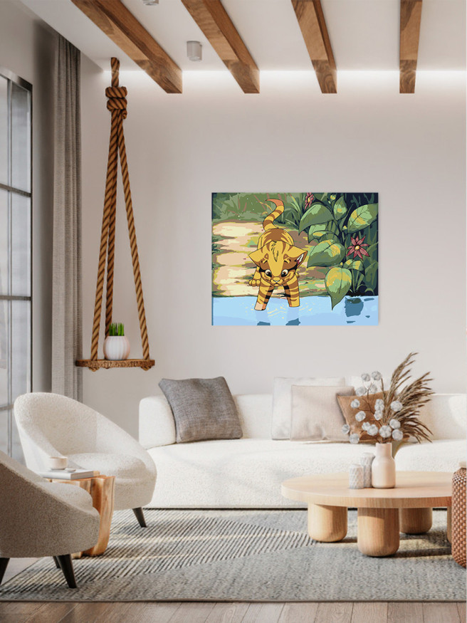 Raqamlar bo&amp;#039;yicha rasm &amp;quot;Yo&amp;#039;lbars bolasi&amp;quot;