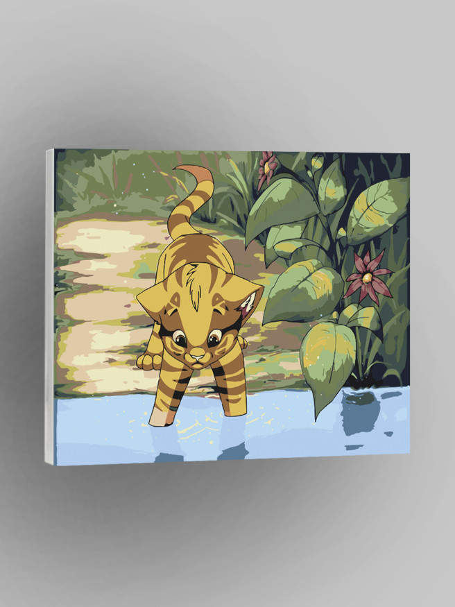 Raqamlar bo&amp;#039;yicha rasm &amp;quot;Yo&amp;#039;lbars bolasi&amp;quot;