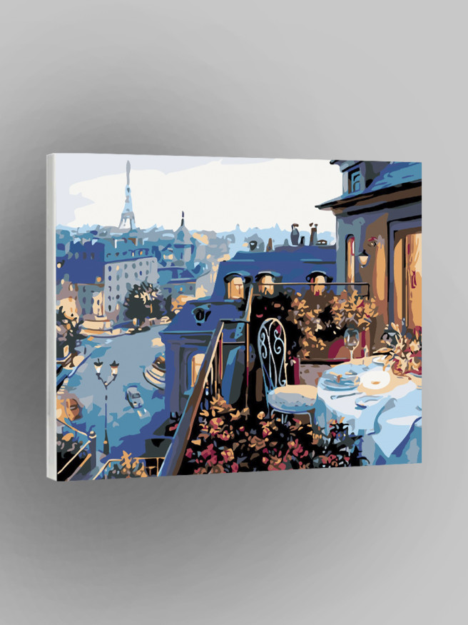 Raqamlar bo&amp;#039;yicha rasm &amp;quot;Balkondan ko&amp;#039;rinish&amp;quot;