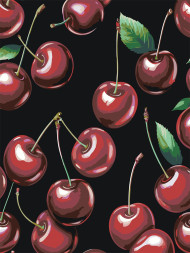 Картина по номерам &amp;quot;Спелая вишня&amp;quot;