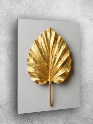 Постер на холсте &amp;quot;Золотой лист гинкго&amp;quot; 