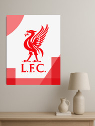 Holstga bosilgan poster "Liverpul logotipi"