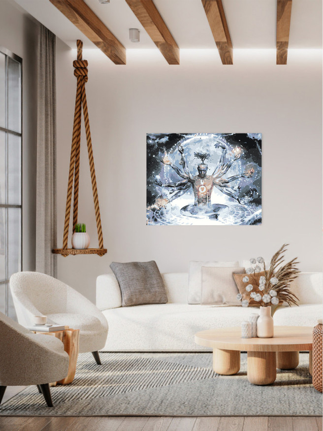 Raqamlar bo&amp;#039;yicha rasm &amp;quot;Ruhning qirralari&amp;quot;