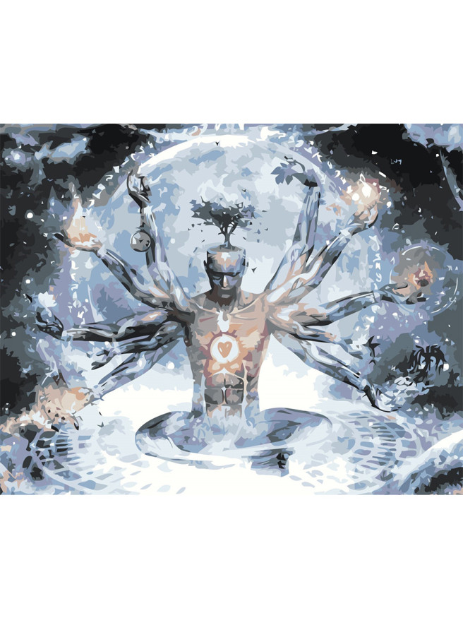 Raqamlar bo&amp;#039;yicha rasm &amp;quot;Ruhning qirralari&amp;quot;