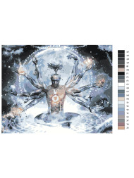 Raqamlar bo'yicha rasm "Ruhning qirralari"