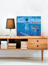 Картина по номерам &amp;quot;Девушка у воды&amp;quot;