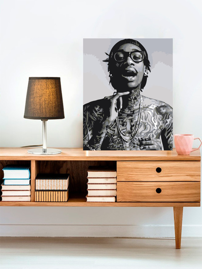 Raqamlar bo&amp;#039;yicha rasm &amp;quot;Tatuirovkali yigit&amp;quot;