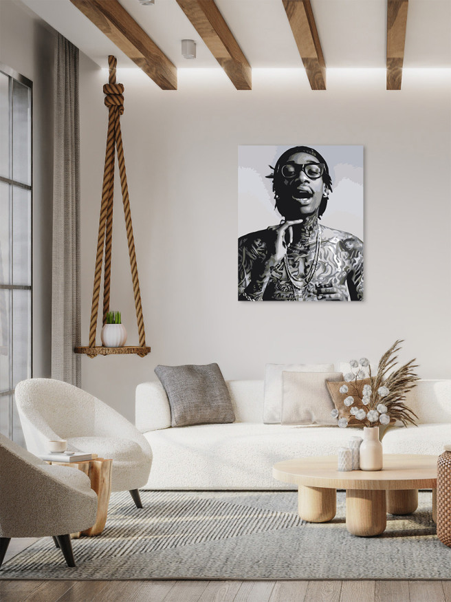 Raqamlar bo&amp;#039;yicha rasm &amp;quot;Tatuirovkali yigit&amp;quot;