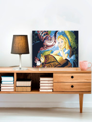 Raqamlar bo'yicha rasm "Alisa g'aroyibotlar mamlakatida"