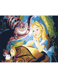 Raqamlar bo'yicha rasm "Alisa g'aroyibotlar mamlakatida"