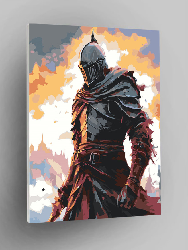 Картина по номерам &amp;quot;Воин в доспехах&amp;quot;