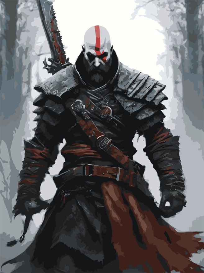 Raqamlar bo&amp;#039;yicha rasm &amp;quot;Ovchi&amp;quot;