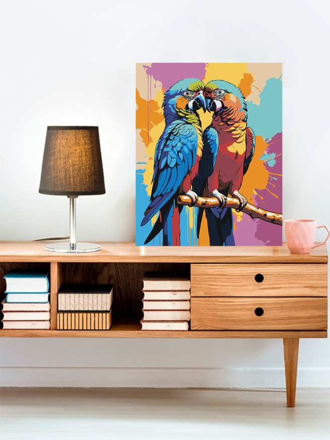 Raqamlar bo&amp;#039;yicha rasm &amp;quot;Gullardagi quyon&amp;quot;