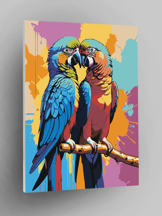 Raqamlar bo&amp;#039;yicha rasm &amp;quot;Gullardagi quyon&amp;quot;