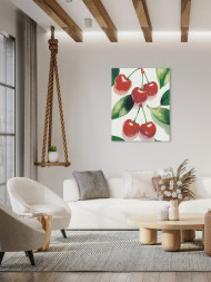 Картина по номерам &amp;quot;Сочная вишня&amp;quot;