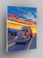 Raqamlar bo‘yicha rasm “Kenworth W900”