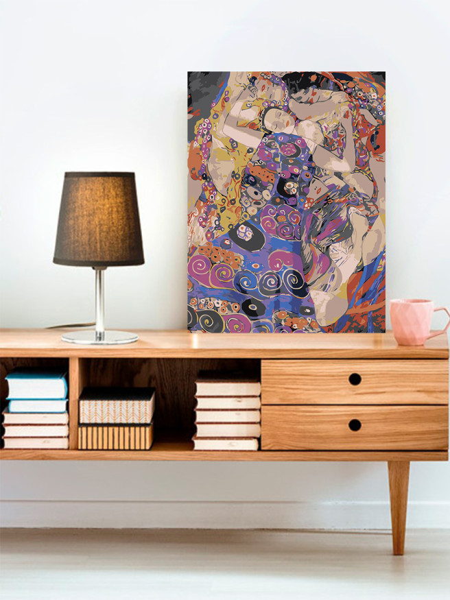 Raqamlar bo&amp;#039;yicha rasm &amp;quot;Gustav Klimt - Bokira qizlar&amp;quot;