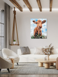 Картина по номерам &amp;quot;Корова на выгуле&amp;quot;