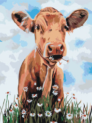 Картина по номерам &amp;quot;Корова на выгуле&amp;quot;