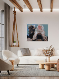 Картина по номерам &amp;quot;Пара обезьян&amp;quot;