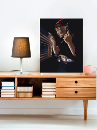 Картина по номерам &amp;quot;Мужчина с пистолетом&amp;quot;