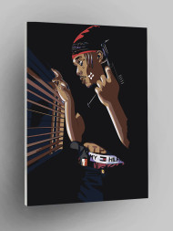 Картина по номерам &amp;quot;Мужчина с пистолетом&amp;quot;