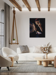 Картина по номерам &amp;quot;Мужчина с пистолетом&amp;quot;