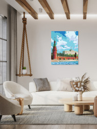 Картина по номерам &amp;quot;Кремль&amp;quot;