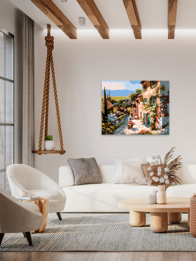 Raqamlar bo&amp;#039;yicha rasm &amp;quot;Yoqimli uylar&amp;quot;