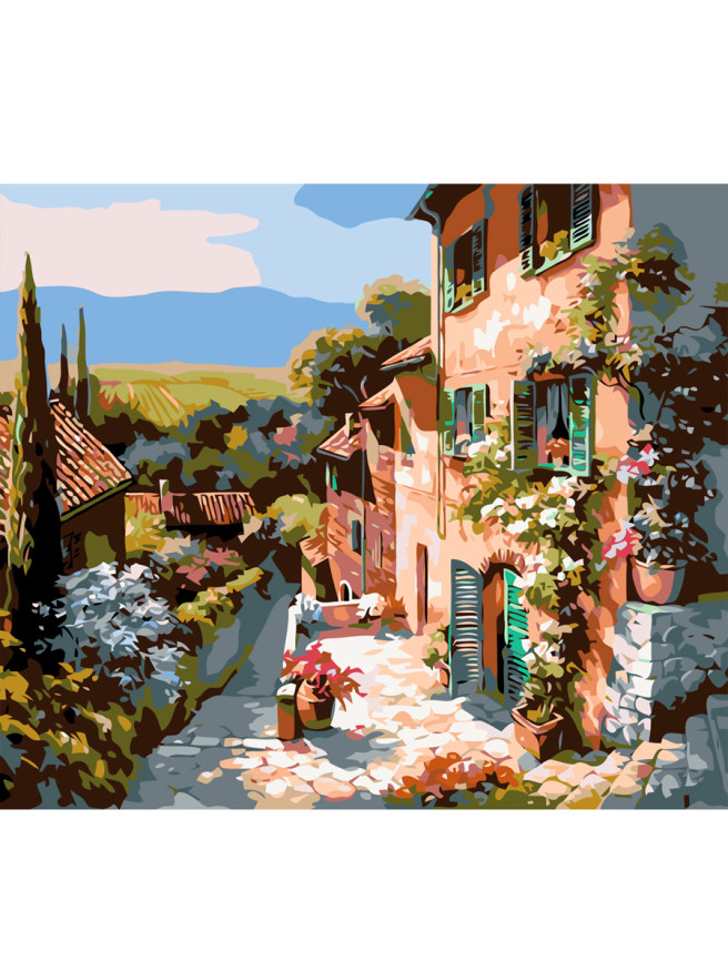 Raqamlar bo&amp;#039;yicha rasm &amp;quot;Yoqimli uylar&amp;quot;