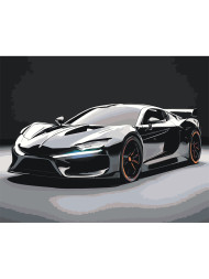 Raqamlar bo&#039;yicha rasm &quot;Avtomobil&quot;