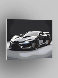 Raqamlar bo&#039;yicha rasm &quot;Avtomobil&quot;