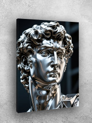 Holstga bosilgan poster "Xromlangan antik Dovud"