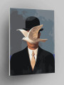 Картина по номерам &amp;quot;Рене Магритт - Человек в котелке&amp;quot;
