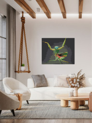 Raqamlar bo'yicha rasm "Mantis"