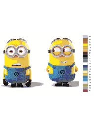 Raqamlar bo&#039;yicha rasm &quot;Minyonlar&quot;