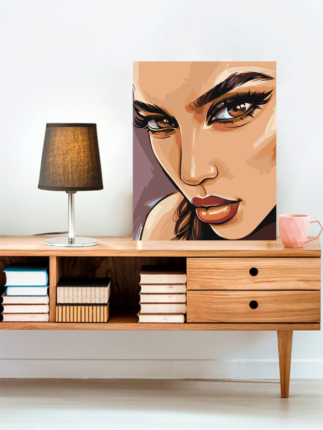 Raqamlar bo&amp;#039;yicha rasm &amp;quot;Go&amp;#039;zal qiz&amp;quot;