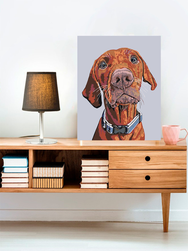 Raqamlar bo&amp;#039;yicha rasm &amp;quot;Rottweiler&amp;quot;