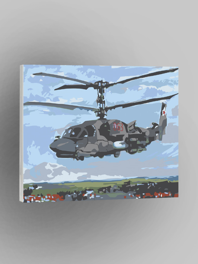 Raqamlar bo&amp;#039;yicha rasm &amp;quot;Harbiy vertolyot&amp;quot;