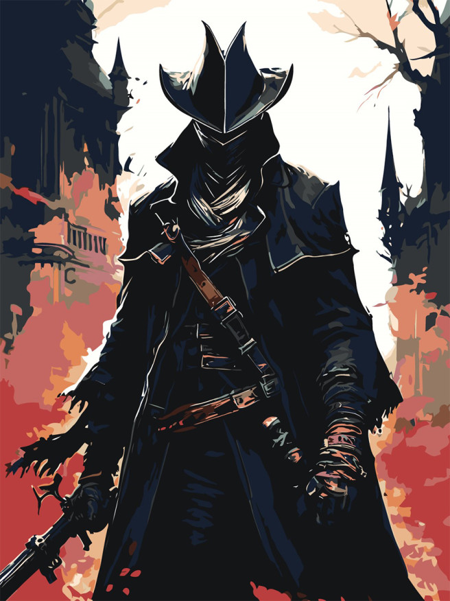 Картина по номерам &amp;quot;Элитный боец&amp;quot;