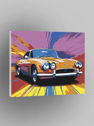Картина по номерам &amp;quot;Ретро-автомобиль&amp;quot;