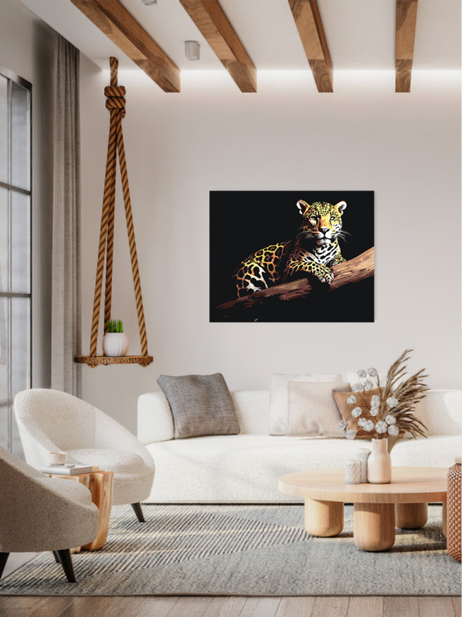 Raqamlar bo&amp;#039;yicha rasm &amp;quot;Shoxdagi leopard&amp;quot;