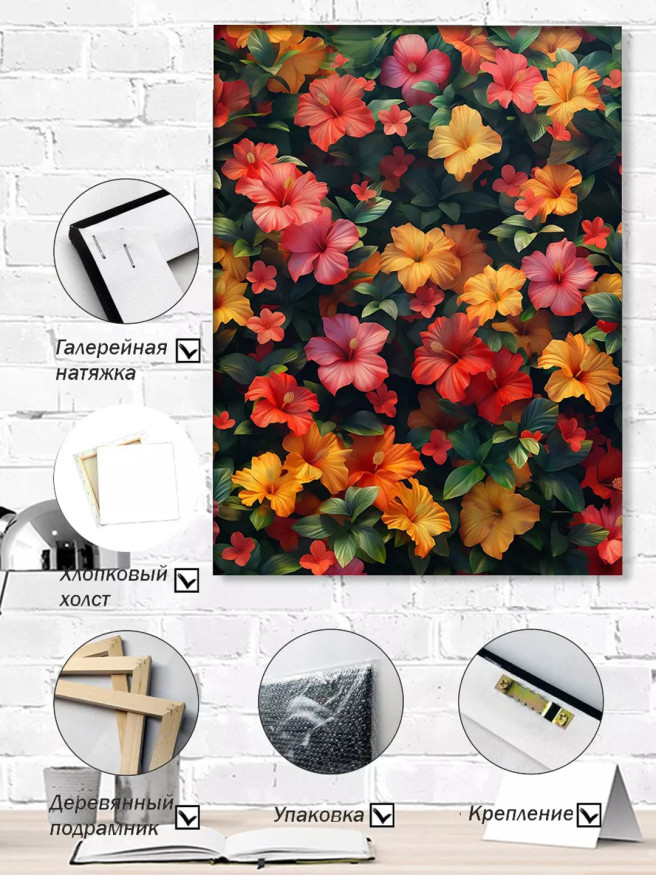 Постер на холсте &amp;quot;Тропический рассвет&amp;quot;