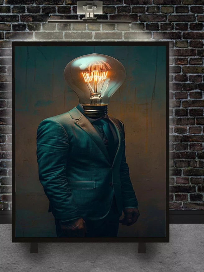 Постер на холсте &amp;quot;Идея в облике&amp;quot;