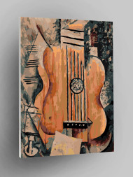 Картина по номерам "Пабло Пикассо - Гитара (Я люблю Еву)"